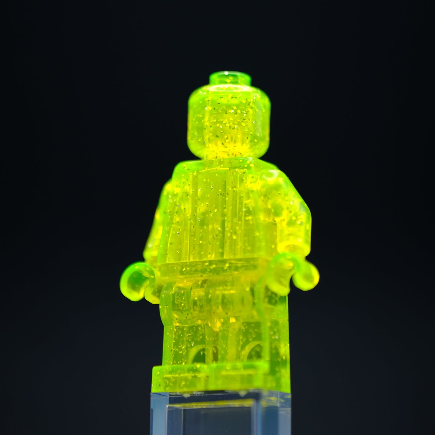 Glitter Trans-Neon Green Monofig