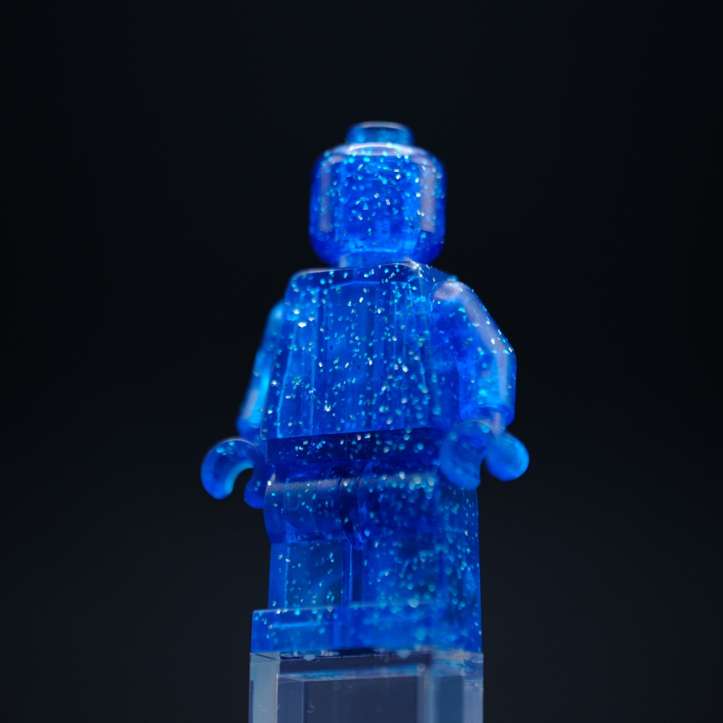 Glitter Trans-Dark Blue Monofig