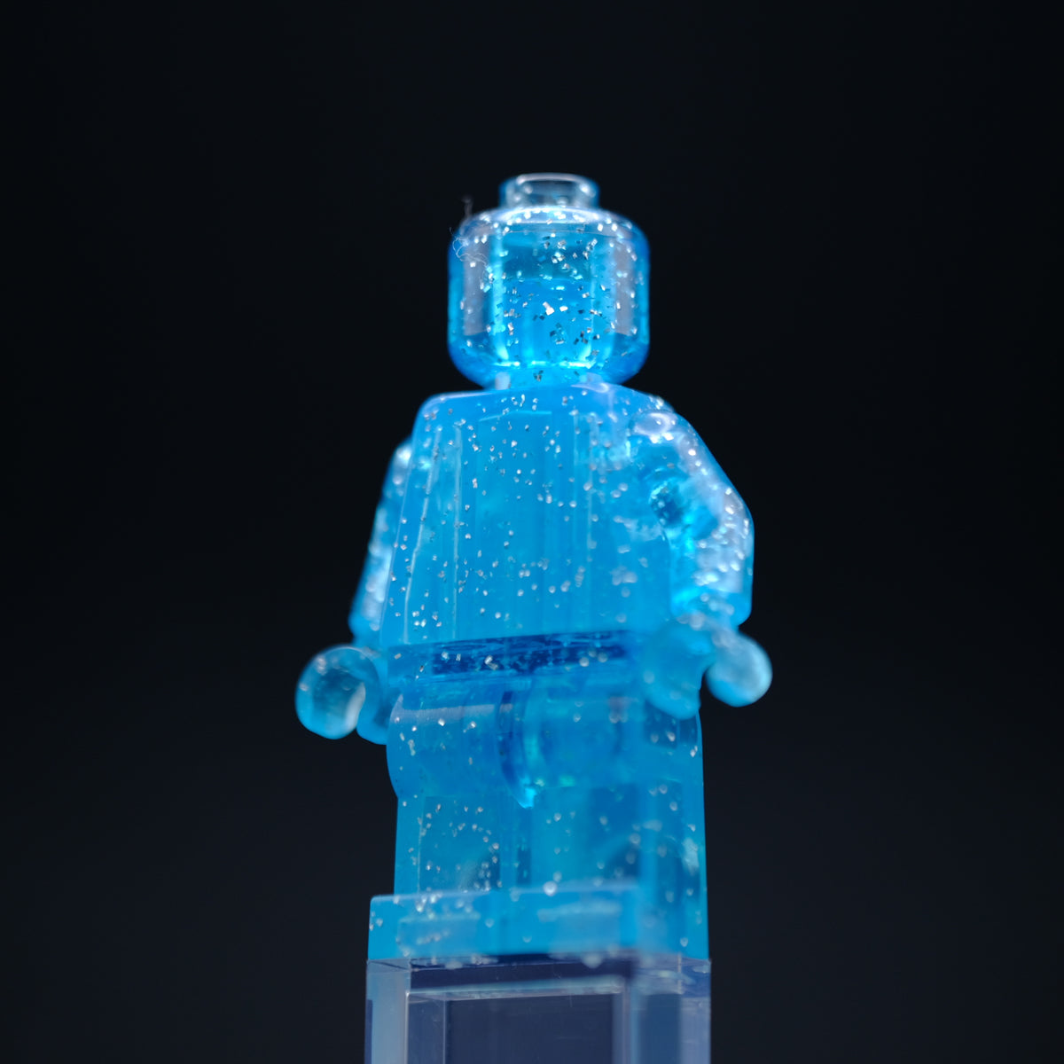 Glitter Trans-Light Blue Monofig