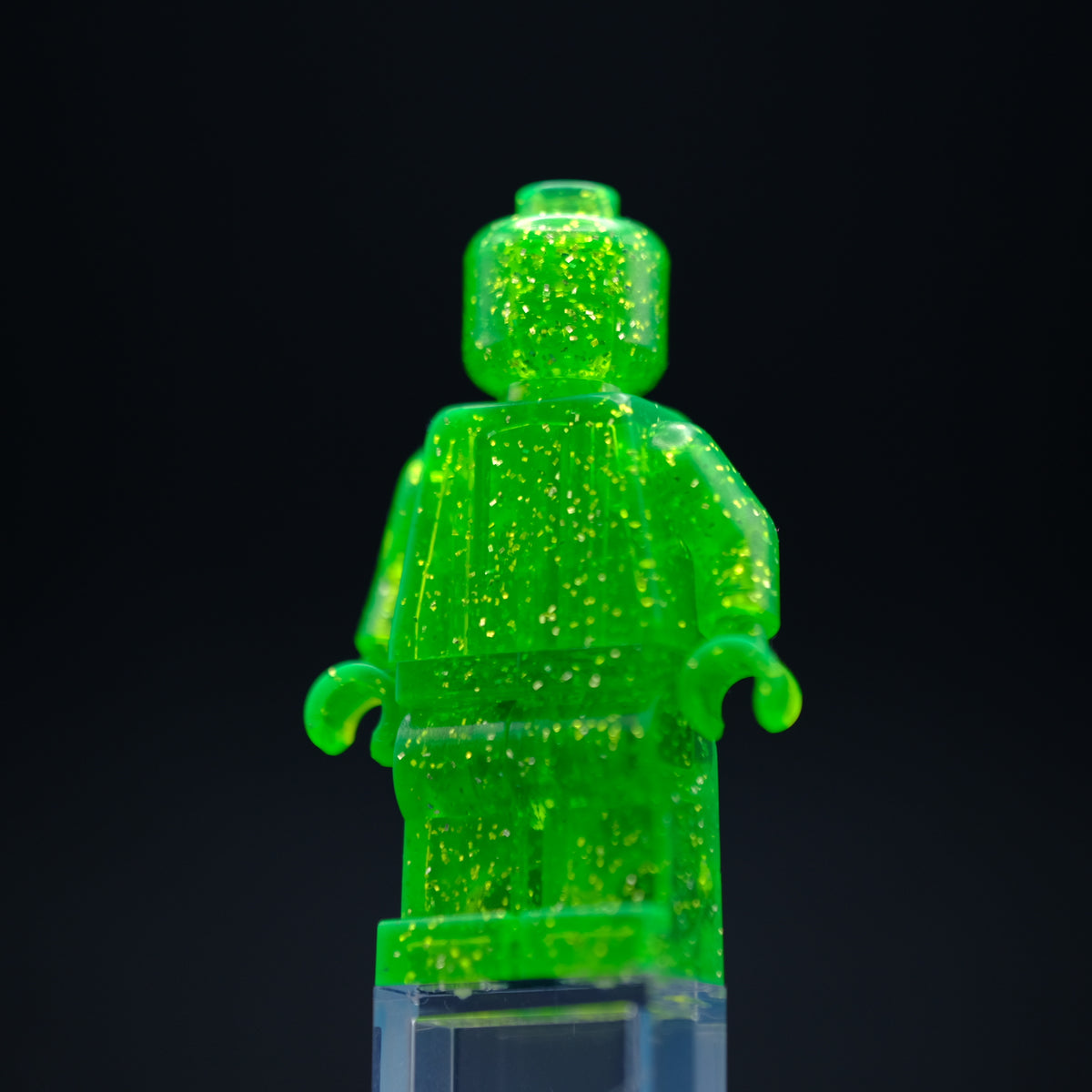 Glitter Trans-Bright Green Monofig