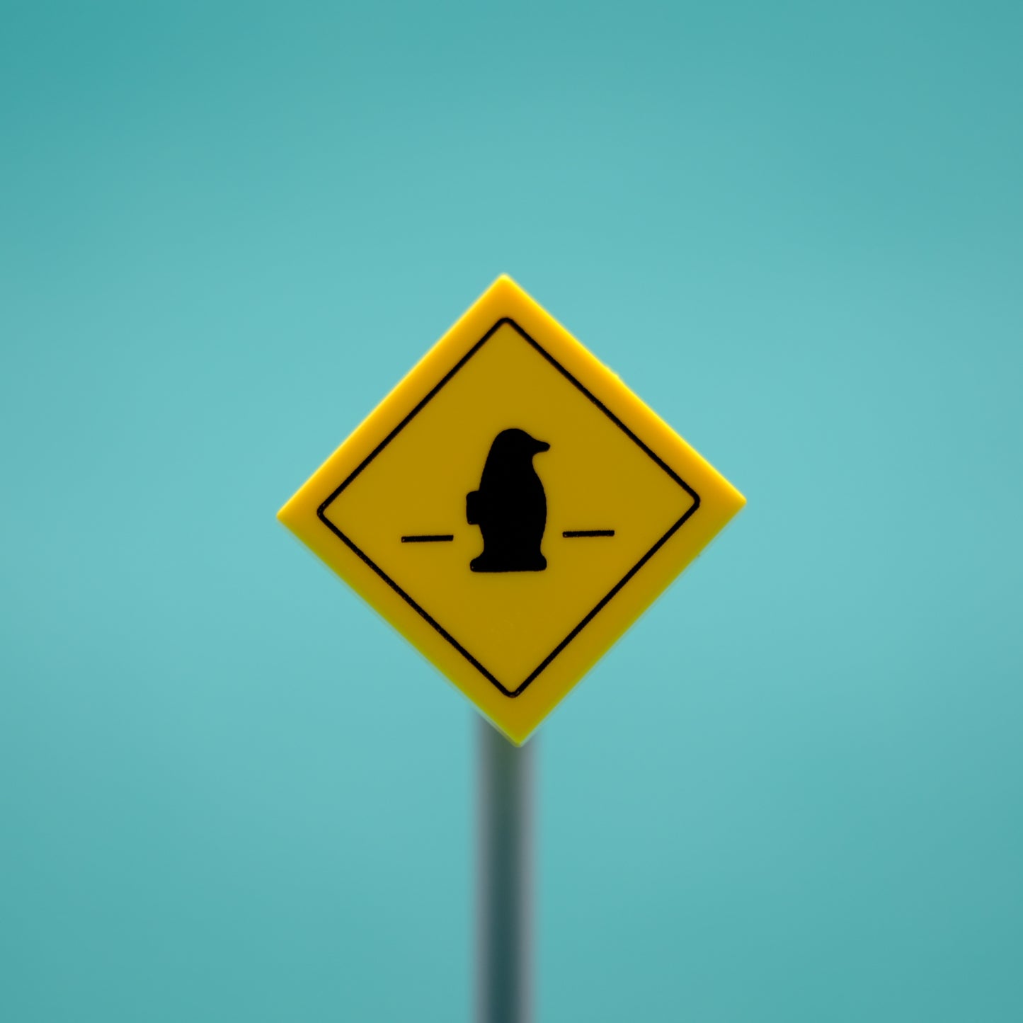 Penguin Road Sign