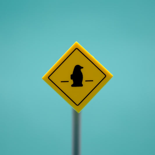 Penguin Road Sign