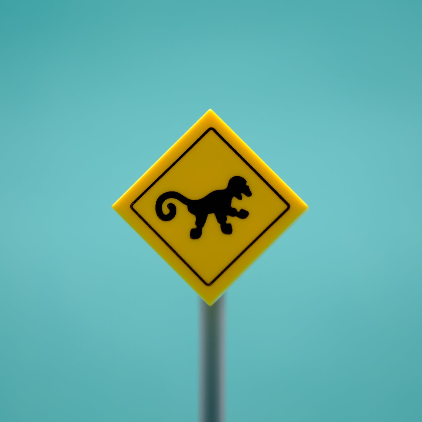 Monkey Road Sign